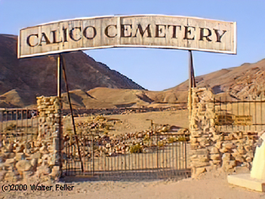 Gate at Calico Cemetery